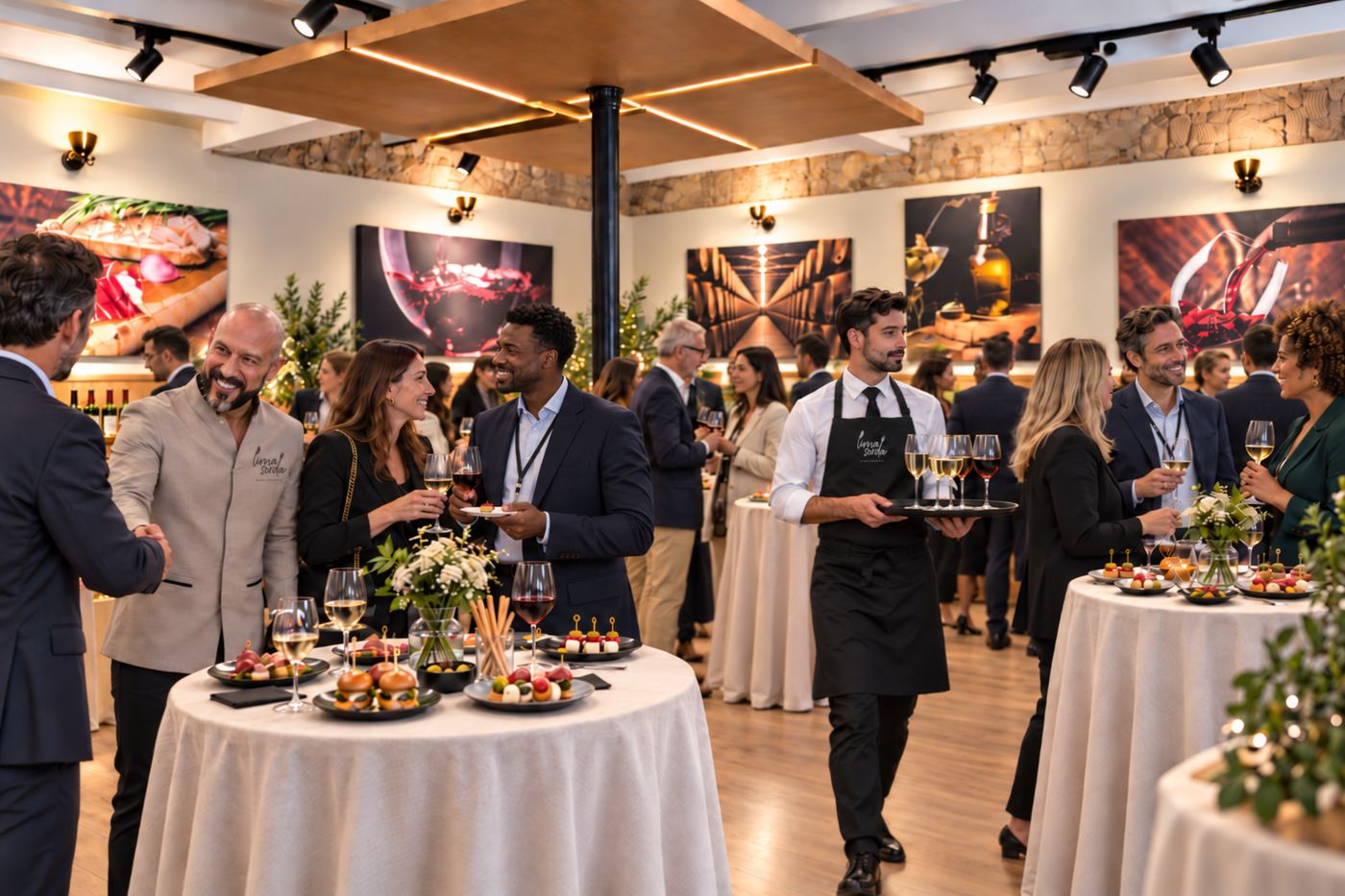 Cóctel de networking de empresa en La Escaloná, Sevilla